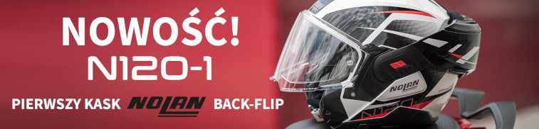 Nowość -modułowy kask typu back-flip Nolan N120-1