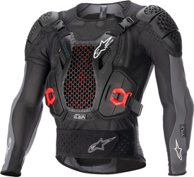 Koszulka Z Ochraniaczami ALPINESTARS Bionic Plus V2 Black/Anthracite/Red
