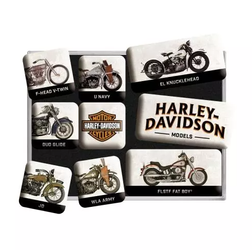 Magnesy Harley Davidson Model Chart 9szt